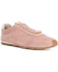 Dune - Evalinna Suede Lace-Up Trainers - Lyst