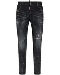 DSquared² - Cool Guy Jean Destroyed Paint Splash Wash Jeans Cotton - Lyst