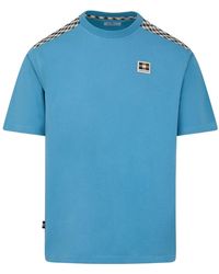 Aquascutum - Active Insert Lamina Avio T-Shirt Cotton - Lyst