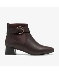 Clarks - Iridessa Clara Dark Boots - Lyst
