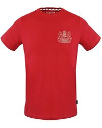 Aquascutum - Stitched Aldis Logo T-Shirt Cotton - Lyst