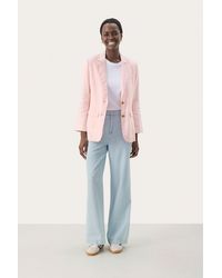 Part Two - Blazer Regular Fit Lotus Rose - Lyst