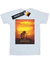 Disney - The Lion King Movie Sunset Poster T-Shirt () Cotton - Lyst