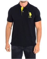 U.S. POLO ASSN. - Korycbad Short Sleeve With Contrasting Lapel Collar 64779 Man Cotton - Lyst