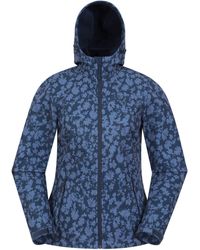 Mountain Warehouse - 'Exodus' Printed Softshell Jacket Water Resistant Windproof Activewear - Lyst