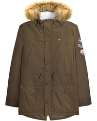 Lambretta - Sherpa Lined Parka - Lyst