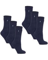 Heat Holders - 6 Pairs Ladies Original Thick Winter Thermal Socks - Lyst