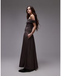 Nia - Tammy Slinky Bandeau Midaxi Dress - Lyst