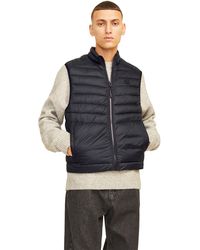 Jack & Jones - Sleeveless Gilet – Zipper Closure And High Neck - Lyst