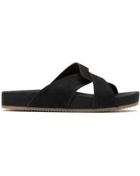 Hush Puppies - Mylah Slip On Leather Sandals - Lyst
