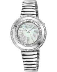Gevril - Gandria Swiss Diamond Watch, 316L Ss Case, Mop Dial, Bracelet - Lyst