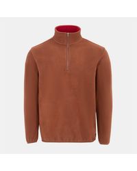 Donnay - Quarter Zip Fleece Jacket - Lyst