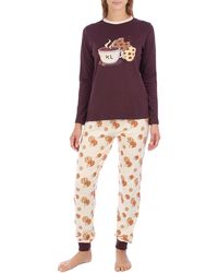 Kisses&Love - Klp1 Long-Sleeved Winter Pajamas - Lyst