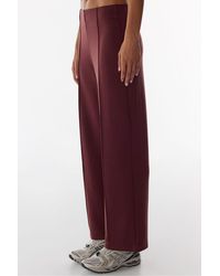 Penti - Ribbed High Waist Wide Leg Trousers - Lyst