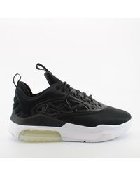 Nike - Jordan Air Max 200 Black Textile S Lace Up Trainers Av5186 010 - Lyst