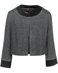 Conquista - Anthracite Long Sleeve Bolero - Lyst