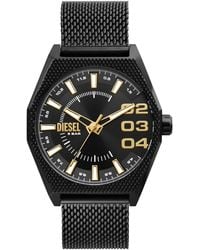 DIESEL - Scraper Watch Dz2194 Stainless Steel (Archived) - Lyst