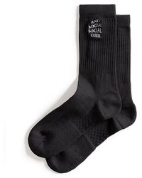 ANTI SOCIAL SOCIAL CLUB - Anti Social Club Assc Embroidered Socks - Lyst