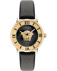 Versace - La Medusa Watch Ve2R00122 Leather (Archived) - Lyst