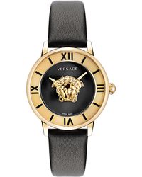 Versace - La Medusa Watch Ve2R00122 Leather (Archived) - Lyst