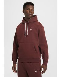 Nike - Solo Swoosh Fleece Pullover Hoodie - Lyst
