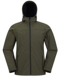 Mountain Warehouse - Exodus Waterproof Soft Shell Jacket (Dark) - Lyst