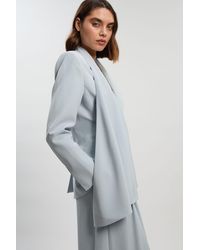 Karen Millen - Soft Tailored Single Breasted Blazer - Lyst