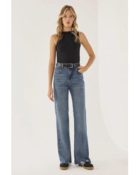 Hiccup - Washed Effect Straight Leg Jeans - Lyst