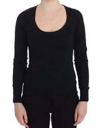 Dolce & Gabbana - Elegant Deep Crewneck Sweater - Lyst