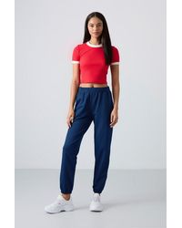 TOMMY LIFE - High-Waist Relaxed Fleece Joggers - Lyst