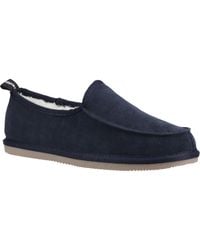 Hush Puppies - Charles Suede Slippers Material_Suede - Lyst