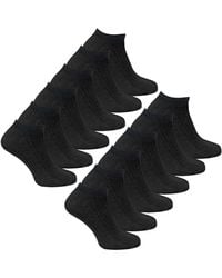 Sock Snob - 12 Pack 100% Cotton Trainer Socks - Lyst