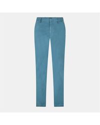 BOSS - Kaito1 Solid Patterned Slim Trousers - Lyst