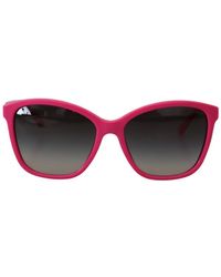 Dolce & Gabbana - Round Acetate Frame Sunglasses With Lens - Lyst