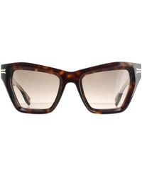 Marc Jacobs - Cat Eye Havana Crystal Gradient Mj 1001/S Sunglasses - Lyst