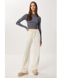 Happiness İstanbul - Wide Leg Jogger Pants With Drawstring Closure - Lyst