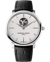 Frederique Constant - Frédérique Slimline Heart Beat Watch Fc-312S4S6 Leather (Archived) - Lyst