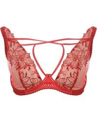 Agent Provocateur - Ozella Plunge Bra - Lyst