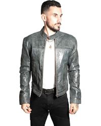 Infinity Leather - Classic Fitted Biker Jacket-Austin - Lyst