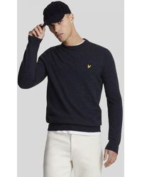 Lyle & Scott - Lyle & Scott Lambswool Blend Crew Neck Jumper - Lyst