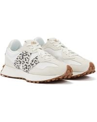 New Balance - Balances 327 Animal Print Trainers - Lyst