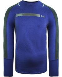 Under Armour - Perpetual Metallic-logo Long-sleeve T-shirt - Lyst