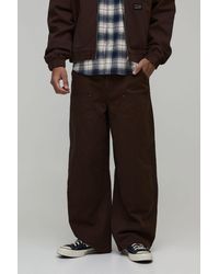 BoohooMAN - Barrel Fit Carpenter Trouser - Lyst