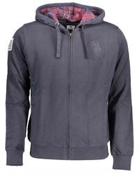 U.S. POLO ASSN. - Blue Cotton Sweater - Lyst