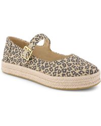 TOMS - Carolina Textile Oatmeal Flip Flops - Lyst