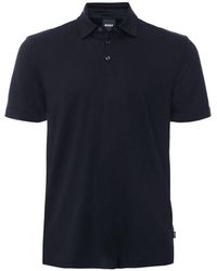 BOSS - H-Press 57 Polo Shirt Dark Cotton - Lyst