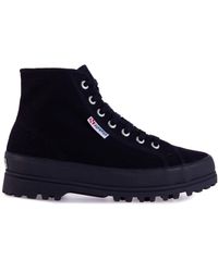 Superga - Ladies 2341 Cotu Alpina High Tops Anthracite) - Lyst