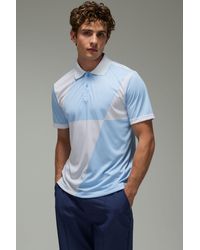 BoohooMAN - Active Regular Fit Large Check Golf Polo - Lyst