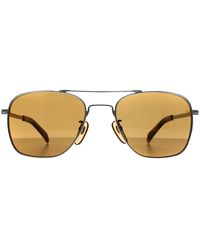 David Beckham - Aviator Palladium Db 7019/S Metal - Lyst