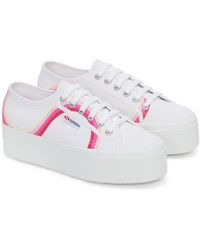 Superga - 2790 Round Stripes Cotton /Shaded Trainers - Lyst